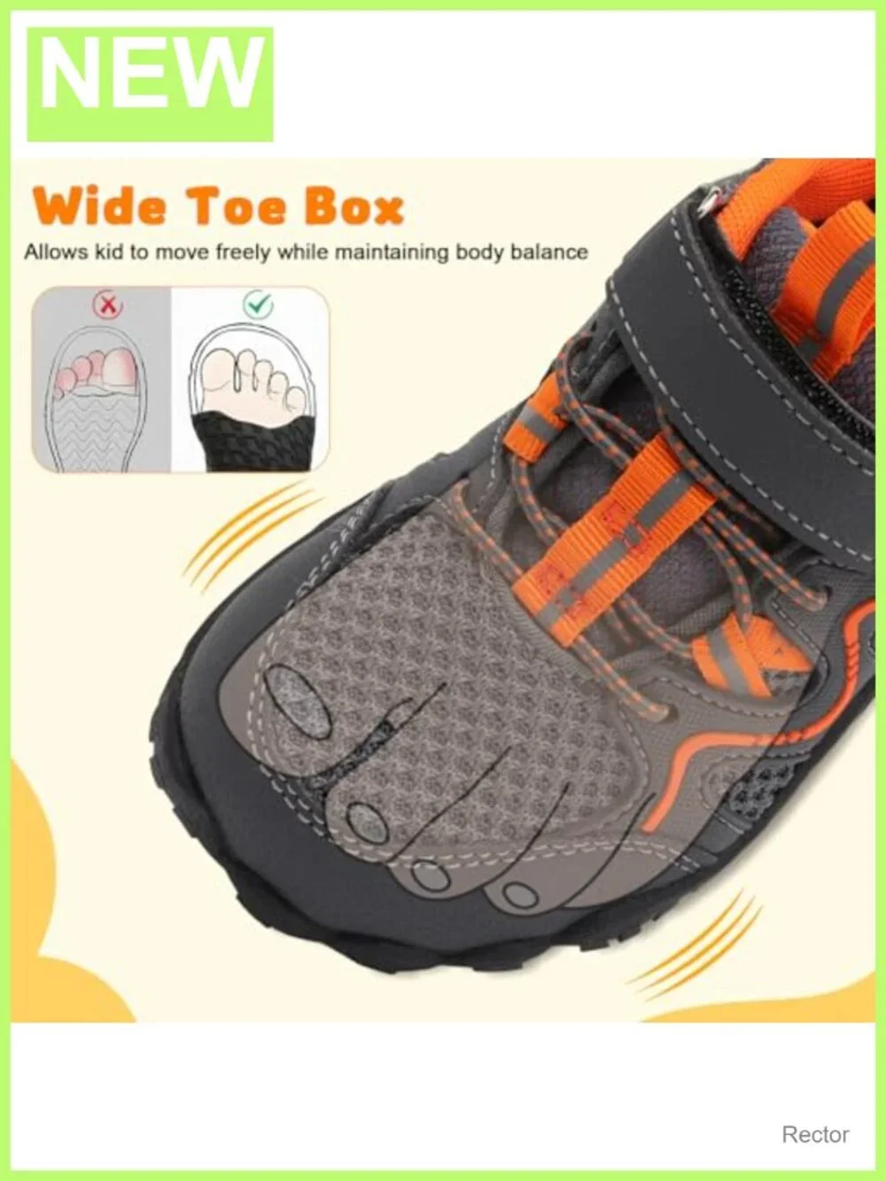 FEETCITY Kids Barefoot Shoes Sneakers Toddler Walking Hiking Tennis Lightweight